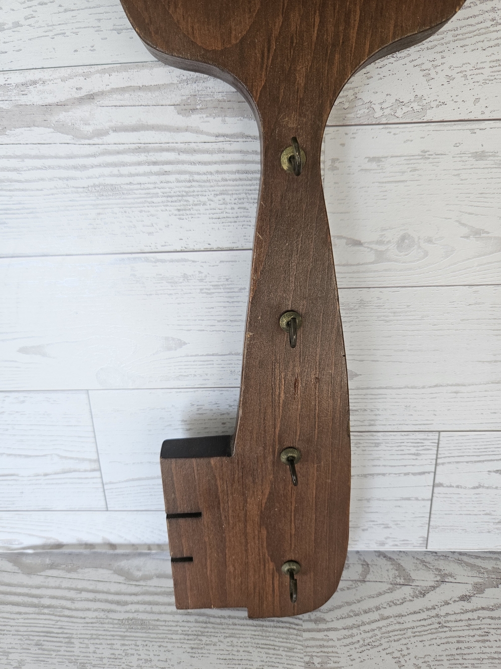 VINTAGE WOODEN KEY HOLDER - Picture 3 of 7